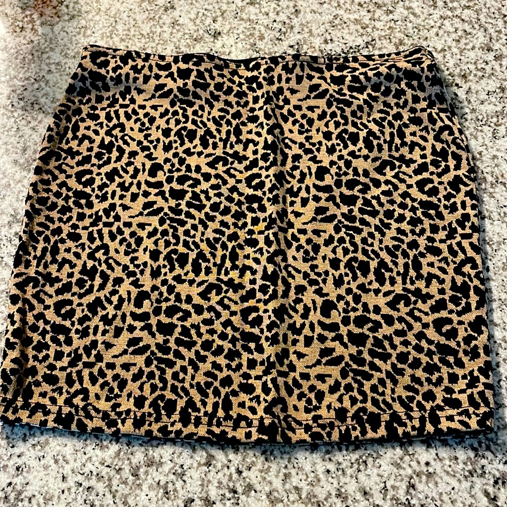 Leopard print skirt  🐆